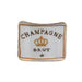 Enameled Metal Tray With Gold Edge Home & Gifts - Home Decor - Decorative Accents Creative Co-Op Brut Champagne White