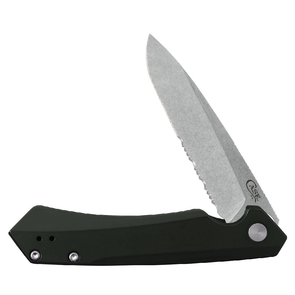 Case Kinzua - Green Anodized Aluminum Knives W.R. Case