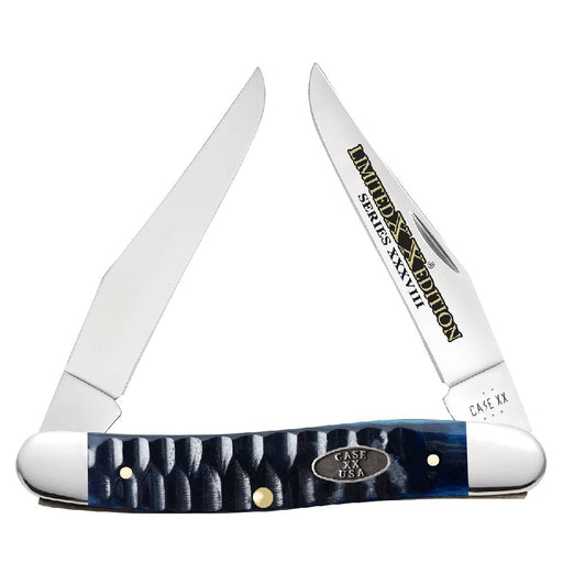 Case Muskrat - Ocean Blue Bone Gator Jig - Limited Edition XXXVIII Knives W.R. Case