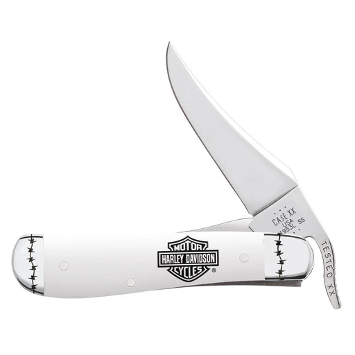 Case Harley-Davidson® Russlock - Embellished White Synthetic Knives W.R. Case