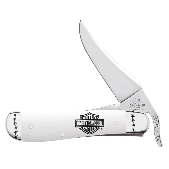 Case Harley-Davidson® Russlock - Embellished White Synthetic Knives W.R. Case