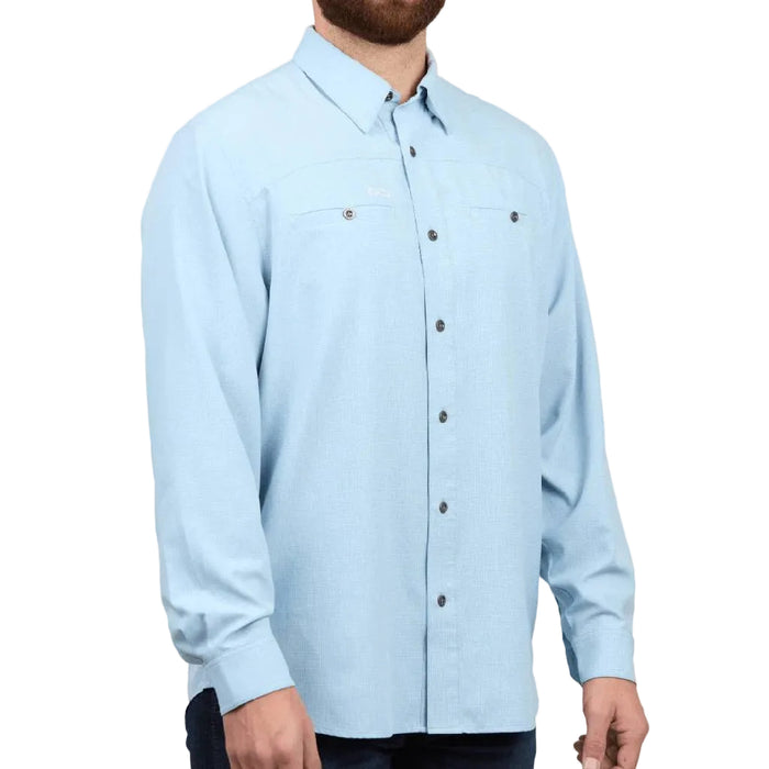 GameGuard Coastal Blue Maverick Button Down Shirt