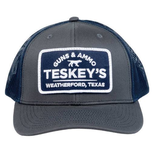 Teskey's Guns & Ammo Patch Cap - Charcoal/Navy TESKEY'S GEAR - Baseball Caps Teskey's
