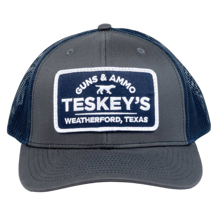 Teskey's Guns & Ammo Patch Cap - Charcoal/Navy