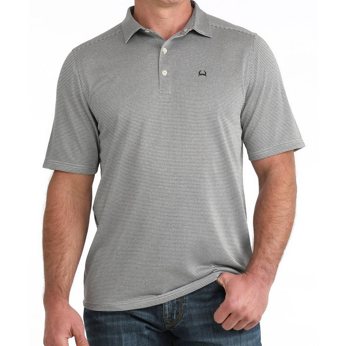 Cinch Men's Areanaflex Micro Print Polo MEN - Clothing - Shirts - Short Sleeve Cinch