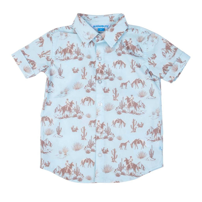 Rugged Butts Western Trail Blue Shirt