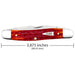Case Muskrat - Kinfolks Jig Indian Paint Brush Bone Knives W.R. Case