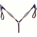Teskey's Chocolate Cheetah Breast Collar w/Buckstitch Tack - Breast Collars Teskey's