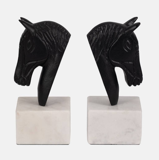 Sagebrook Home Metal Horse Head Bookends HOME & GIFTS - Home Decor - Decorative Accents Sagebrook Home