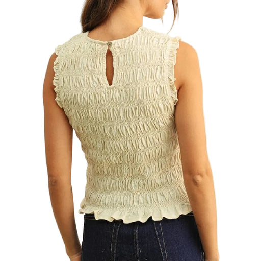 Cream Smock Top WOMEN - Clothing - Tops - Sleeveless Miou Muse