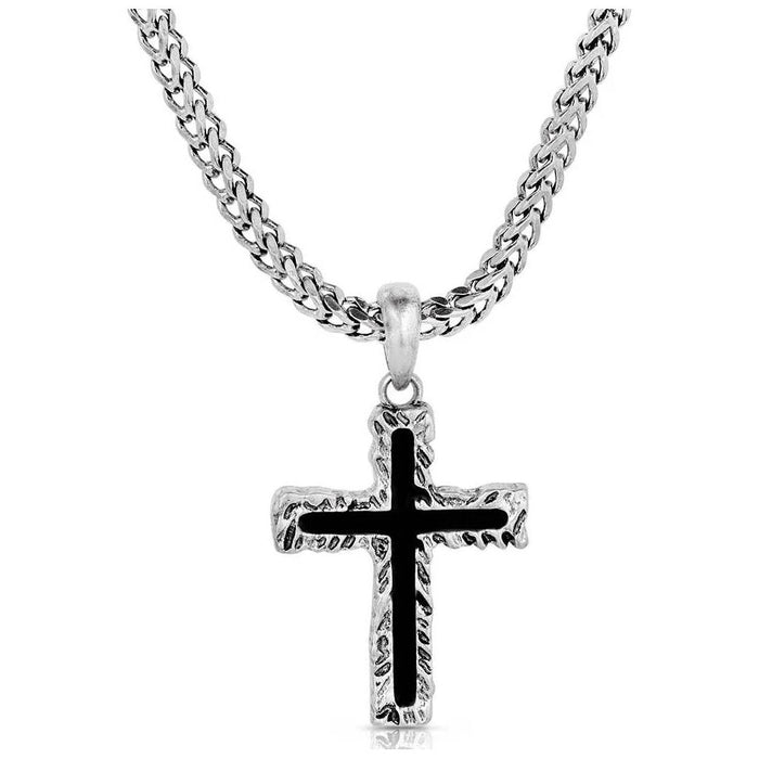 Montana Silversmiths Roughstock Cross Necklace WOMEN - Accessories - Jewelry - Necklaces Montana Silversmiths