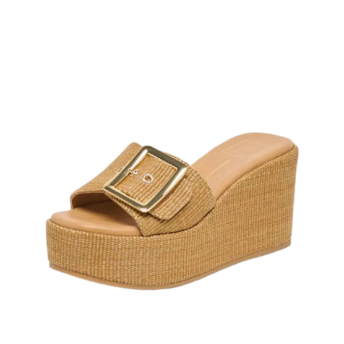 Dolce Vita Jilian - Mocha Raffia WOMEN - Footwear - Heels & Wedges Dolce Vita