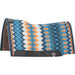 Classic Equine Contour Wool Top Alpaca Pad - 32"x34" Tack - Saddle Pads Classic Equine Navy/Tangerine