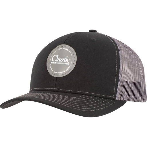 Classic Equine Caps Round Patch Logo HATS - BASEBALL CAPS Classic Equine Black/Charcoal  