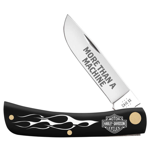 Case XX™ Harley-Davidson Sodbuster Jr Black Delrin Stainless Steel Knives W.R. Case