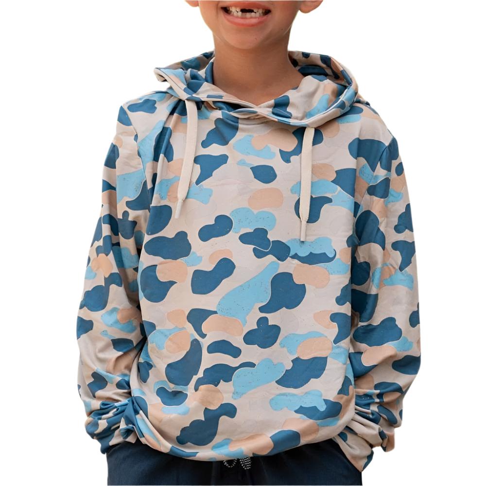 Burlebo Boys Rockport Camo Performance Hoodie KIDS - Boys - Clothing - Sweatshirts & Hoodies Burlebo   