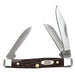 Case Brown Synthetic Jigged Small Stockman Knives W.R. Case
