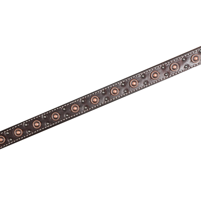 Martin Saddlery 1" Breast Collar w/Rope Edge Dots