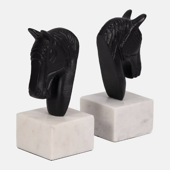 Sagebrook Home Metal Horse Head Bookends HOME & GIFTS - Home Decor - Decorative Accents Sagebrook Home