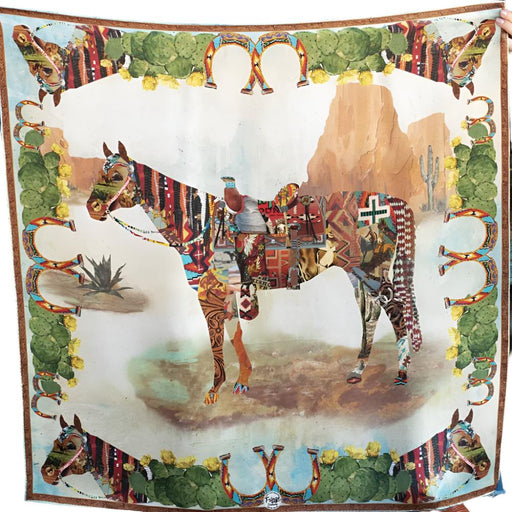 Fringe Scarves "Haute Horse" Long Wild Rag ACCESSORIES - Additional Accessories - Wild Rags & Scarves Fringe Scarves   