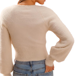 Soft Faux Fur Sweater WOMEN - Clothing - Sweaters & Cardigans So Me   