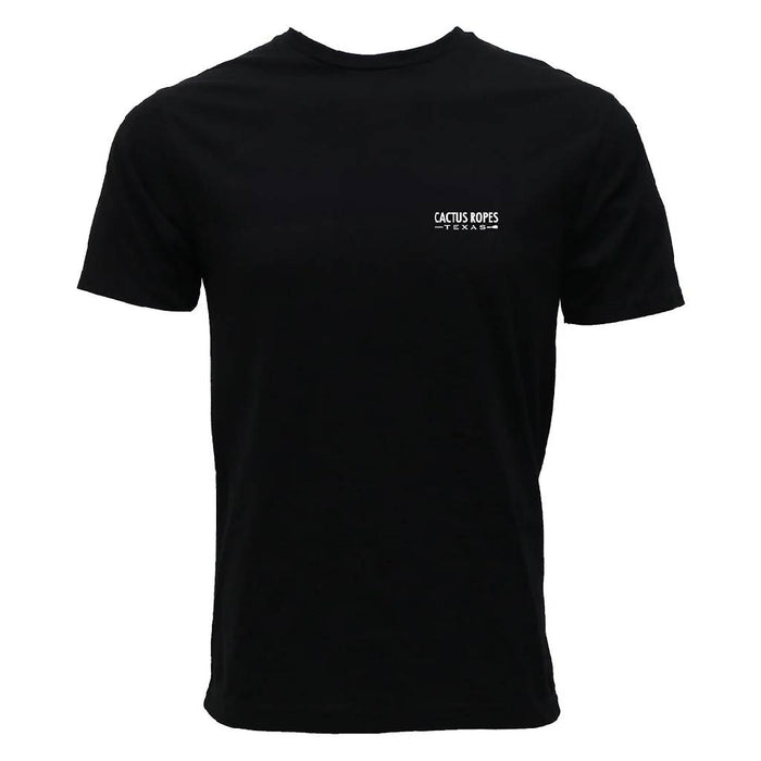 Hooey Men's Cactus Ropes Black Tee