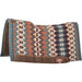 Classic Equine Contour Wool Top Alpaca Pad - 32"x34" Tack - Saddle Pads Classic Equine Teal/Slate