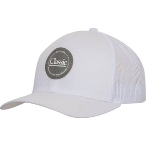 Classic Equine Caps Round Patch Logo HATS - BASEBALL CAPS Classic Equine White  
