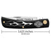 Case XX™ Harley-Davidson Sodbuster Jr Black Delrin Stainless Steel Knives W.R. Case