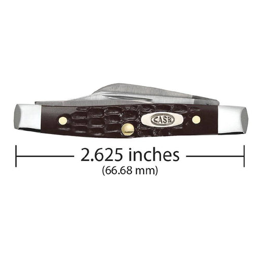 Case Brown Synthetic Jigged Small Stockman Knives W.R. Case