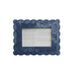 2- Layer Scalloped Resin Photo Frame - 4" x 6" Home & Gifts - Home Decor - Decorative Accents Creative Co-Op Blue