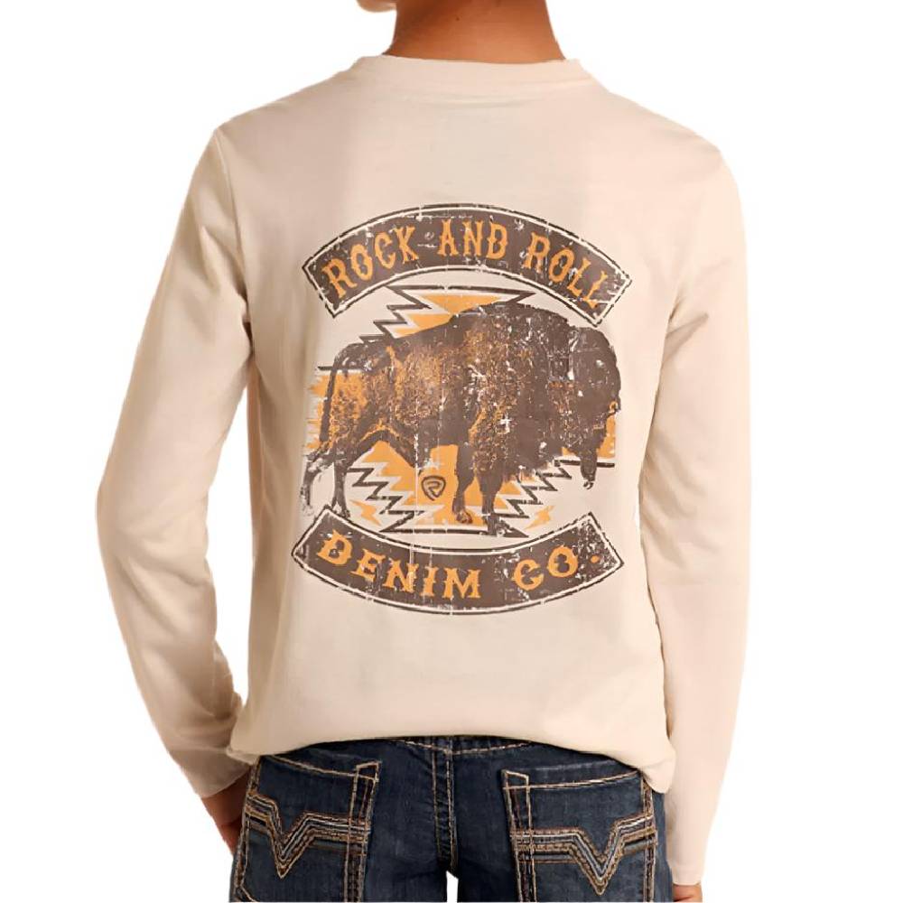 Rock & Roll Denim Boy's Graphic Buffalo Tee KIDS - Boys - Clothing - T-Shirts & Tank Tops Panhandle   