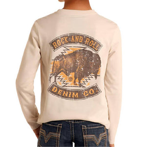 Rock & Roll Denim Boy's Graphic Buffalo Tee KIDS - Boys - Clothing - T-Shirts & Tank Tops Panhandle   