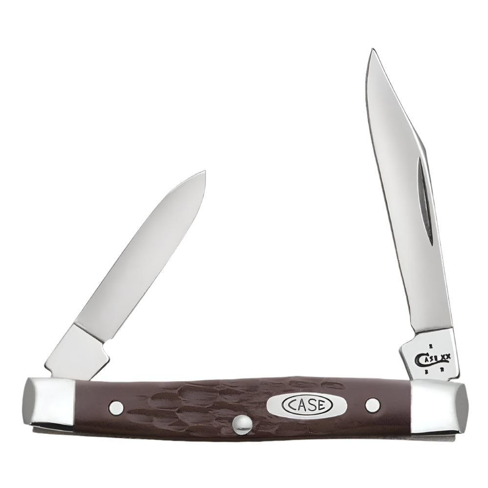 Case Brown Synthetic Jig Pen Knives - Knives W.R. Case