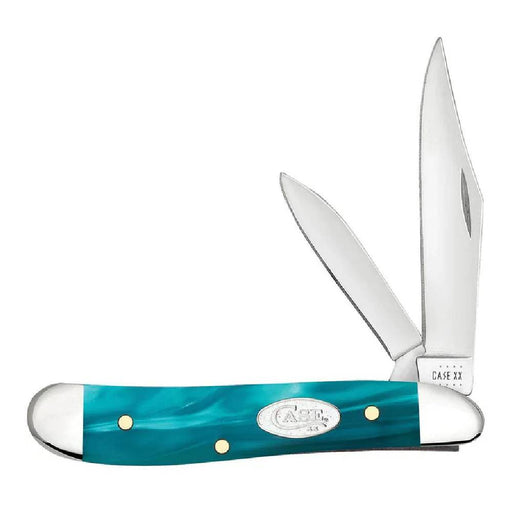 Case SparXX Smooth Aqua Kirinite Peanut Knives W.R. Case   
