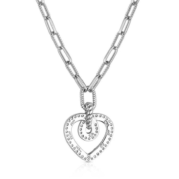 Montana Silversmiths Heart Of Radiance Crystal Necklace WOMEN - Accessories - Jewelry - Necklaces Montana Silversmiths