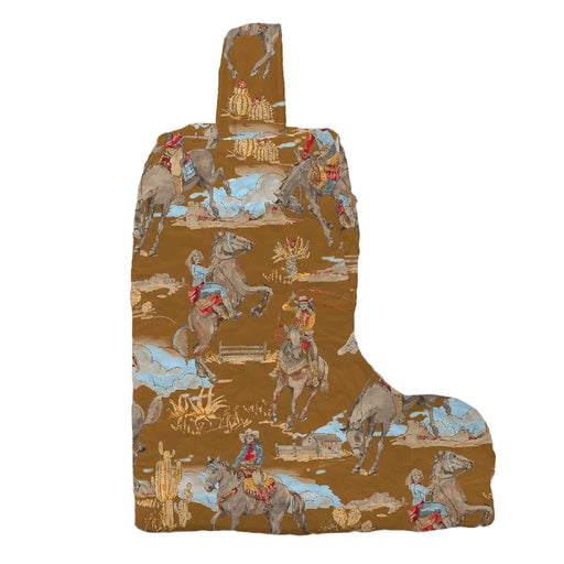 Gold Birdie Cowgirl Boot Bag ACCESSORIES - Luggage & Travel Ida Mae Home
