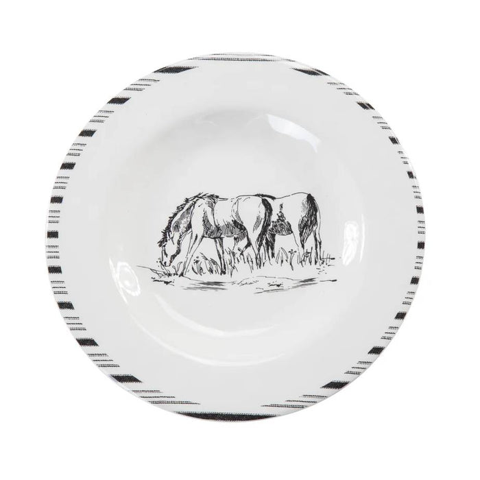 Ranch Life Melamine Salad Plate HOME & GIFTS - Tabletop + Kitchen - Serveware & Utensils HiEnd Accents