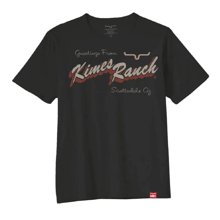 Kimes Ranch Men's Lucky B Greetings Black Tee