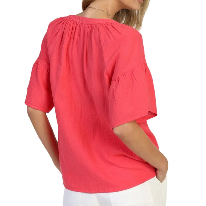 Dylan Shea Bright Red Top