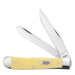 WR CASE Yellow Synthetic Trapper SS Knives W.R. Case   