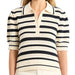 Habitual Women's Striped Polo Sweater WOMEN - Clothing - Tops - Short Sleeved Habitual