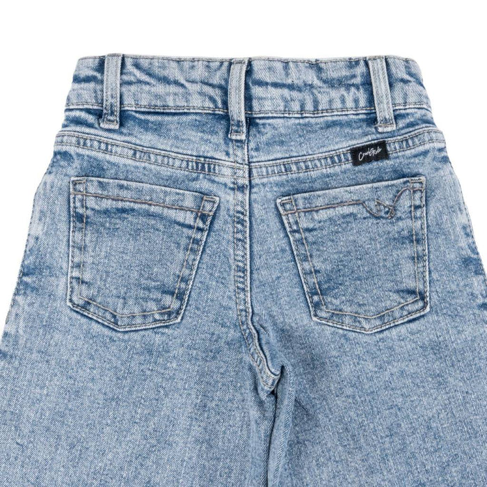 Cruel Denim Girl's Wide Leg High Rise Jean