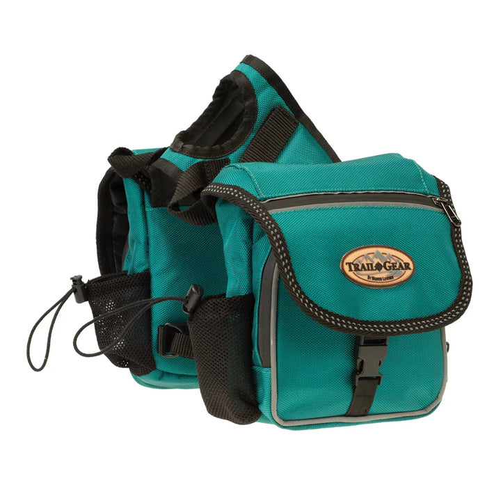 Weaver Trail Gear Pommel Bags Tack - Saddle Accessories Weaver Teal