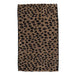 Woven Cotton Terry Leopard Print Hand Towel Black/Brown HOME & GIFTS - Bath & Body - Towels Creative Co-Op