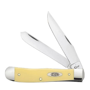 Case Yellow Synthetic Trapper Carbon Knives W.R. Case   
