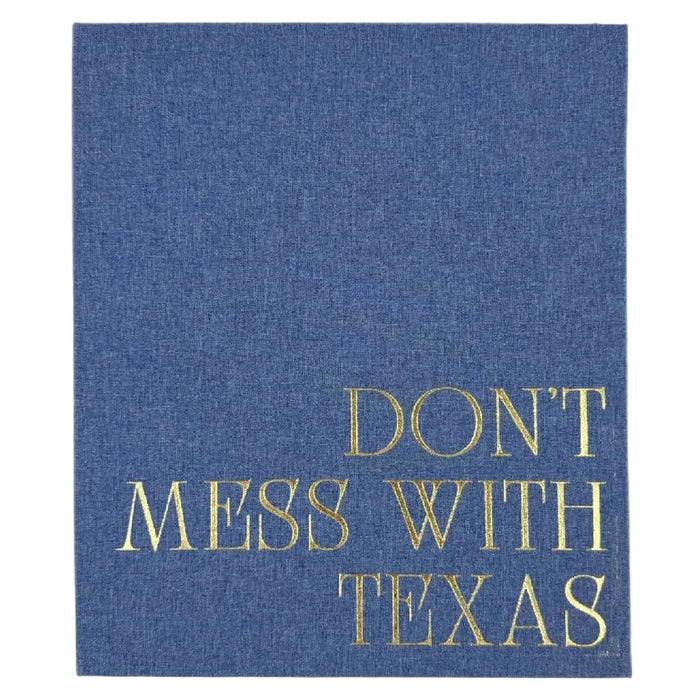 Don't Mess With Texas Blue Keepsake Book Box