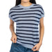 Flag & Anthem Women's Ashley Stripe Sweater Tee - FINAL SALE WOMEN - Clothing - Tops - Short Sleeved Flag And Anthem