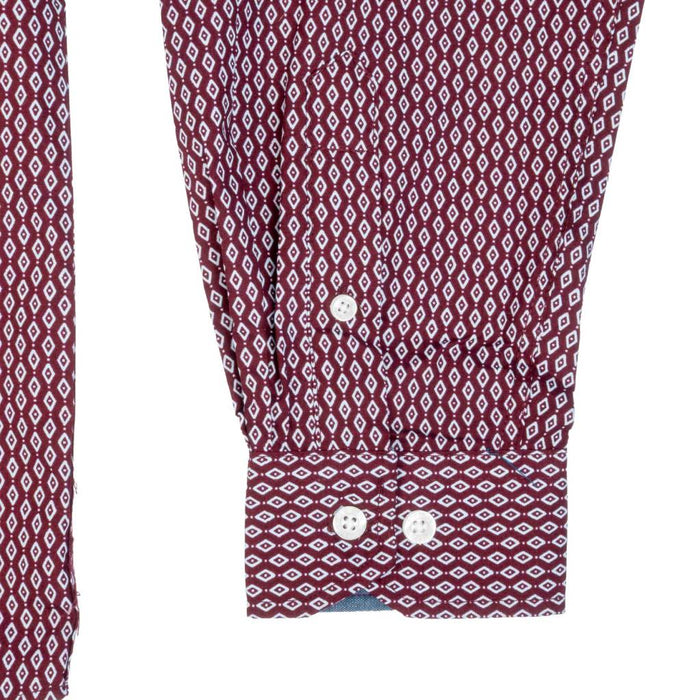 Stetson Men's Diamond Geo Print Snap Shirt