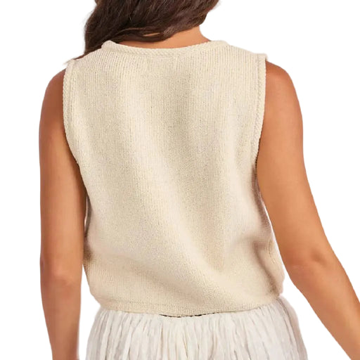 Sage The Label Seven Seas Cream Sweater Vest WOMEN - Clothing - Tops - Sleeveless Sage The Label